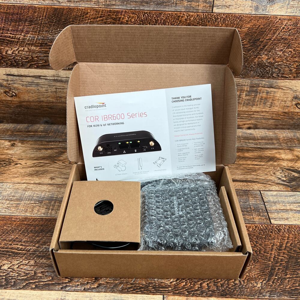 New Cradlepoint COR IBR600 Series Router Wifi Antennas Black